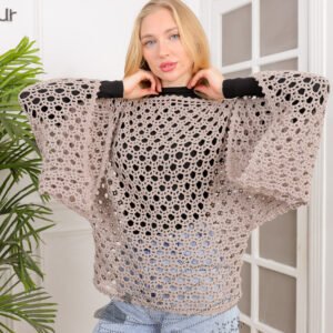 winter crochet pullover