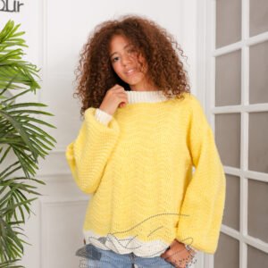 winter crochet pullover