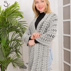 winter crochet rectangle shawl