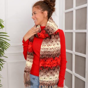 winter crochet scarf