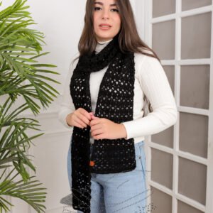 winter crochet scarf