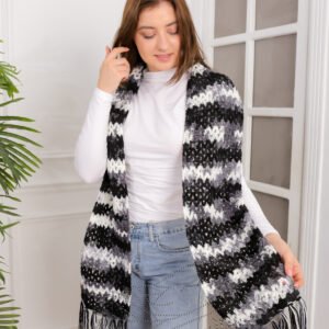 winter crochet scarf