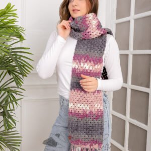 winter crochet scarf