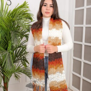 winter crochet scarve