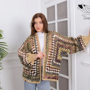 Winter Crochet short Cardigan