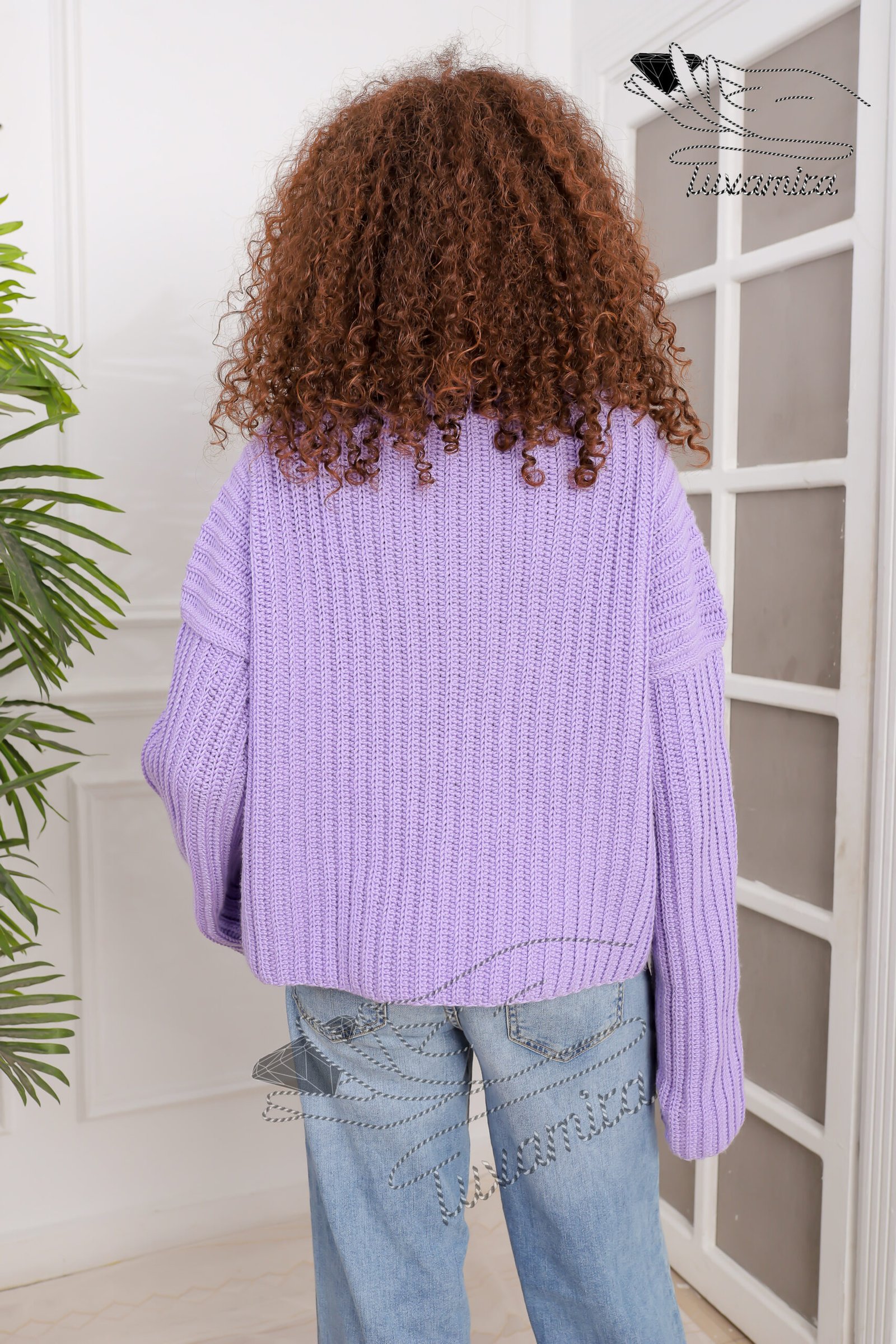بلوفر كروشيه شتوي winter crochet pullover