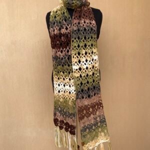 winter crochet scarf