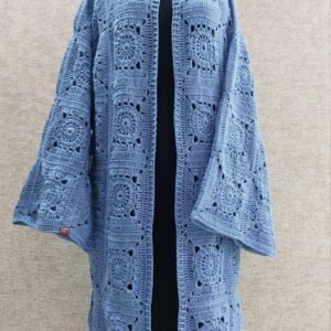 winter crochet long cardigan