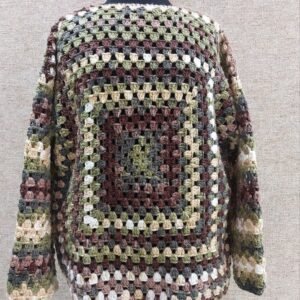 winter crochet pullover