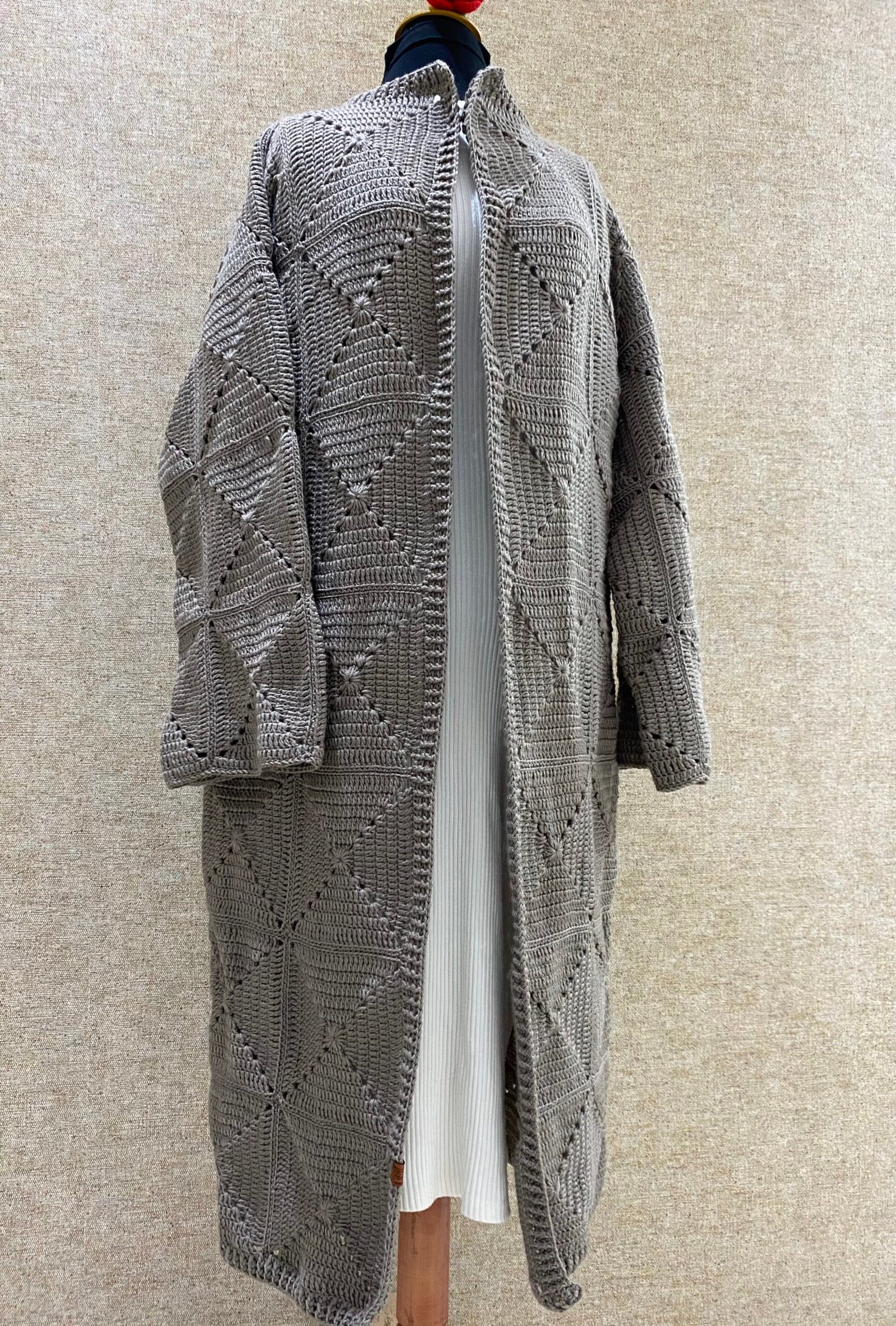 winter crochet long cardigan winter crochet long cardigan