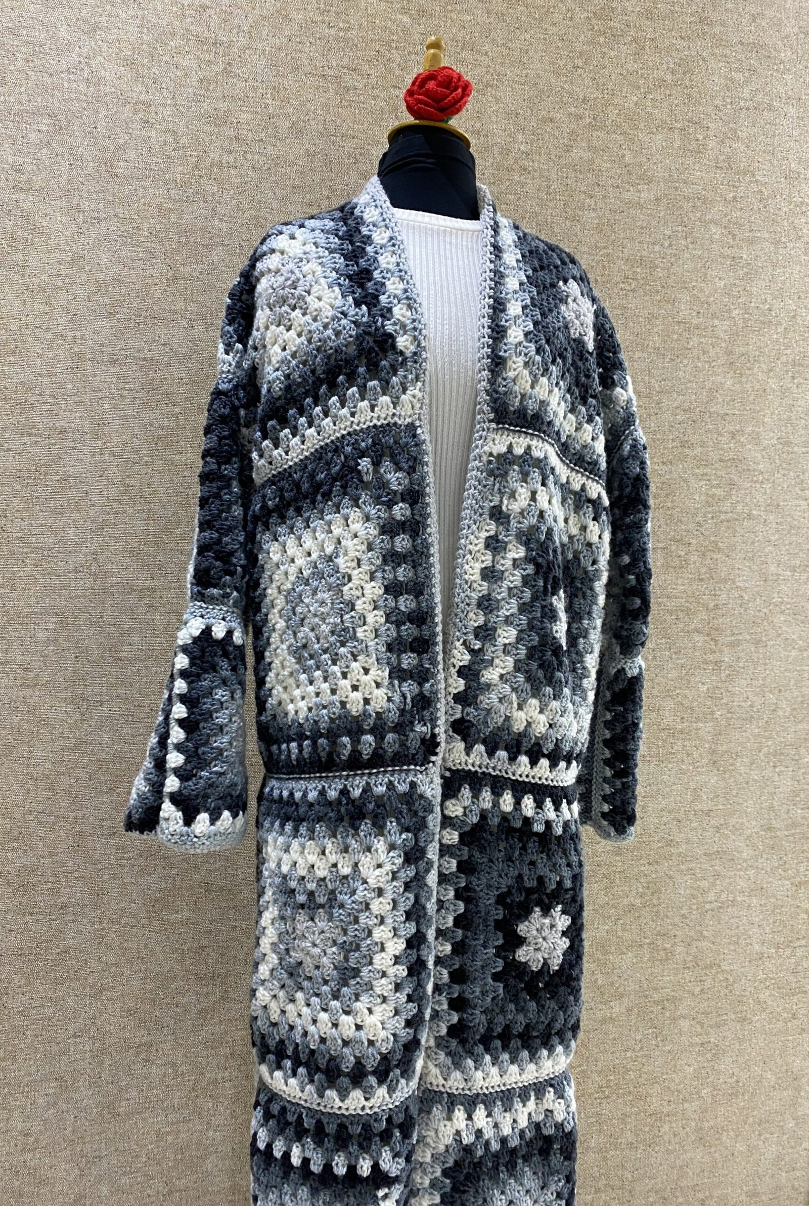winter crochet long cardigan winter crochet long cardigan