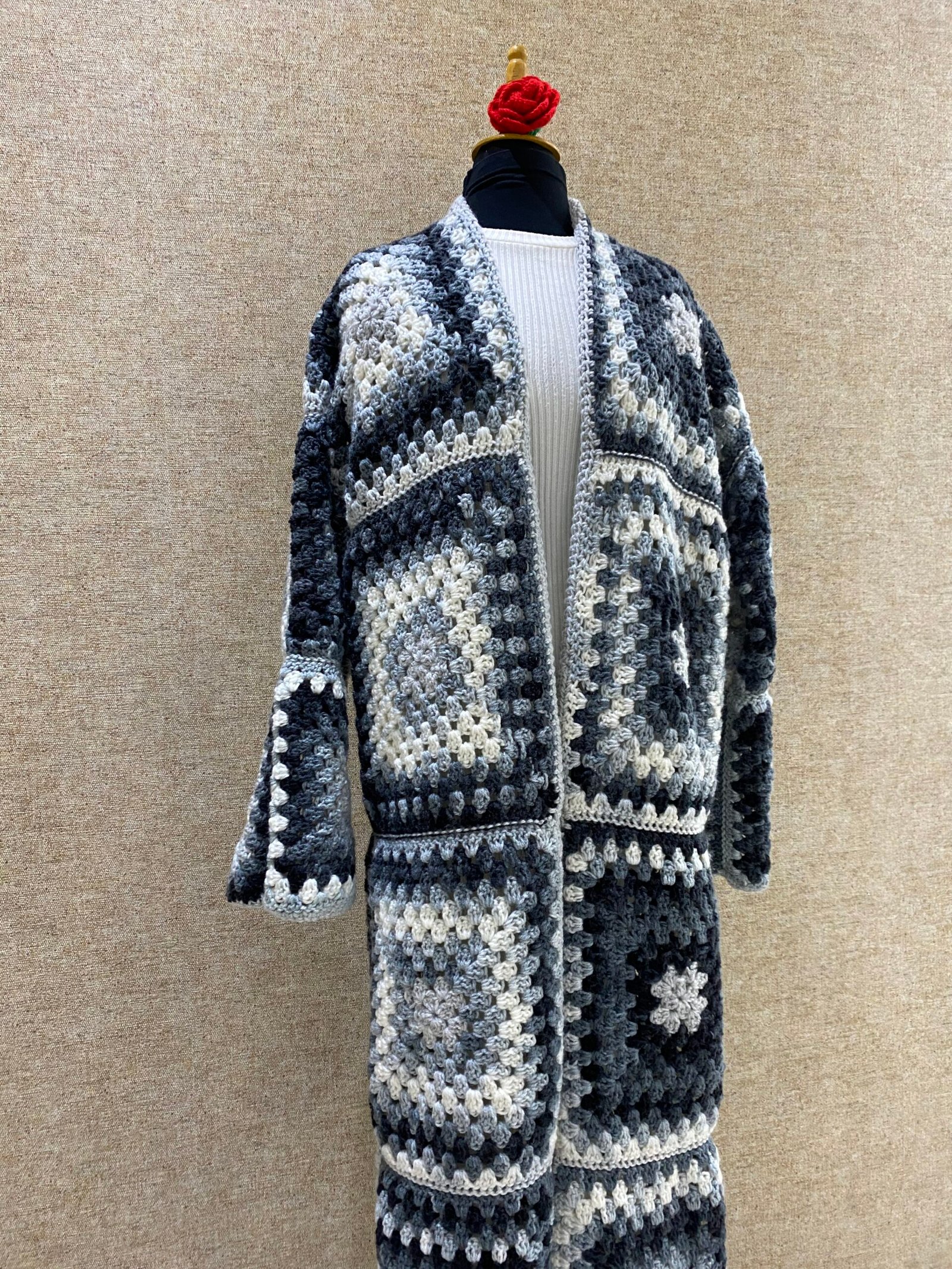 winter crochet long cardigan winter crochet long cardigan