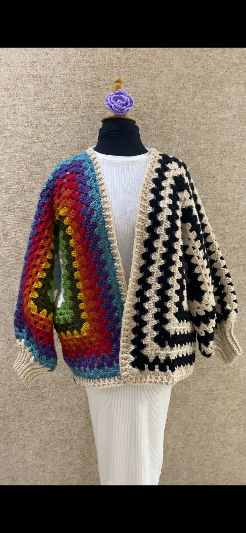 Winter Crochet short Cardigan Winter Crochet short Cardigan