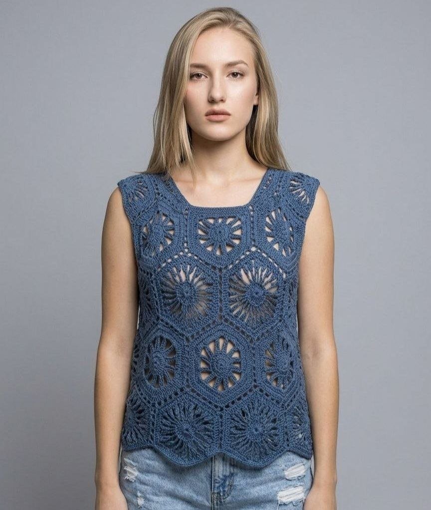 Summer crochet handmade Top Summer crochet handmade Top
