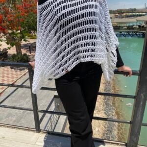 Summer crochet handmade poncho