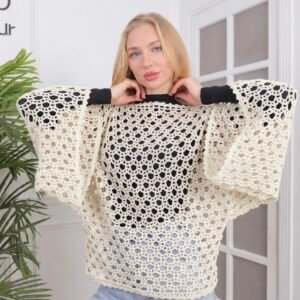Summer crochet handmade blouse