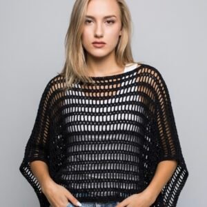 Summer crochet handmade poncho