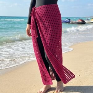 Summer crochet handmade beach skirt