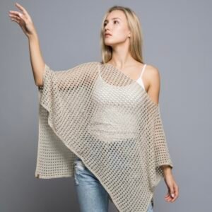 Summer crochet handmade poncho