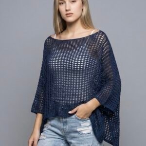 Summer crochet handmade poncho